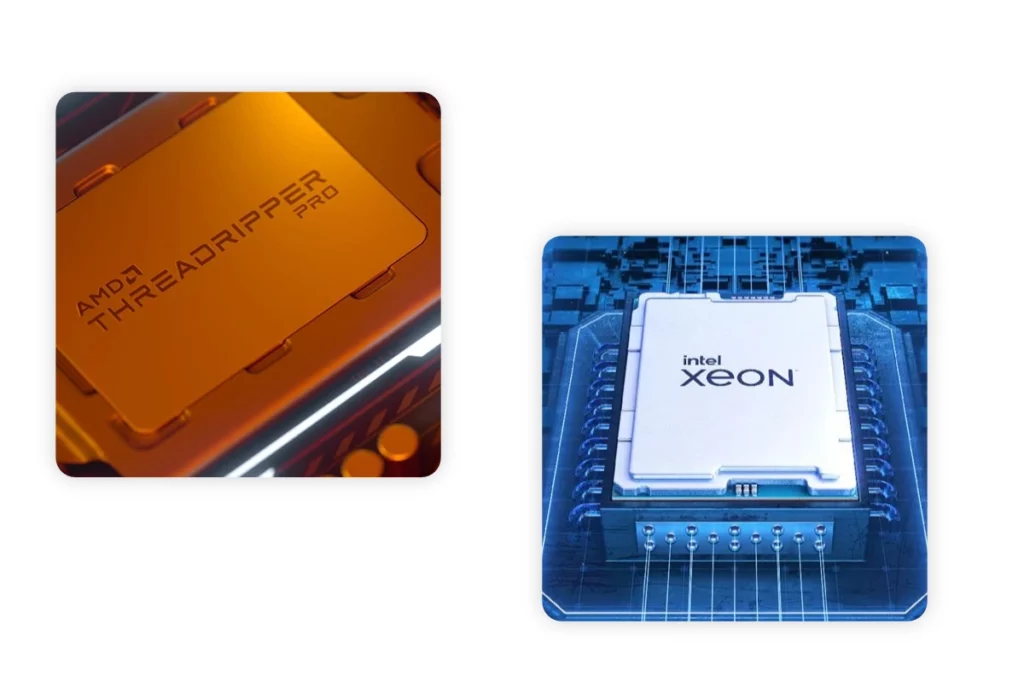 AMD Threadripper and Intel Xeon